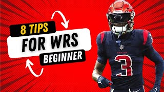 8 Wide Receiver Tips For Beginners [upl. by Issak]