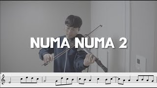 Numa Numa 2｜Ozone Numa Numa Yei｜Dragostea Din Tei｜Sheet Music｜Electric Violin Cover [upl. by Hildy]