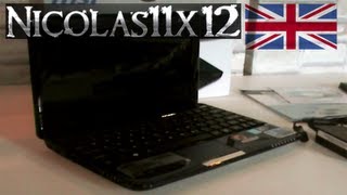 MSI Wind U135DX Blue Netbook Review [upl. by Christen]