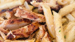 Air Fryer Chicken with Pasta ala Malou homecooked pastarecipe [upl. by Emmer]