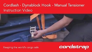 Cordstrap  9 Cordlash  Dynablock Hook  Manual Tensioner [upl. by Ynnel]