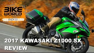 2017 KAWASAKI Z1000SX REVIEW  Reload form Bike World Show [upl. by Cirdahc240]