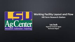 Working Facility Layout and Flow at the Hill Farm Research Station [upl. by Gunning242]