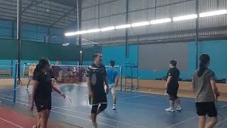 Badminton Casual Match 2024 11 16 Henri Andrey vs Ferdy Agung [upl. by Banquer]