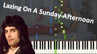 Queen  Lazing On A Sunday Afternoon PianoKaraoke FREE SHEET MUSIC IN DESC As Originally Played [upl. by Aivlis215]