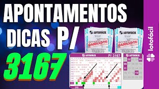 Apontamentos e Dicas lotofacil 3167 [upl. by Naawaj]