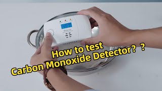 standalone carbon monoxide alarm with LCD display 722ESY [upl. by Labinnah614]