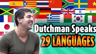 Dutchman speaks 29 languages [upl. by Eldwun]