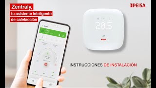 Instrucciones de Instalación de Termostato wifi Zentraly [upl. by Eidak]