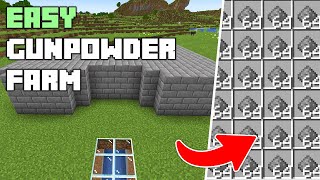 The Easiest Gunpowder Farm in Minecraft 121 [upl. by Colene]