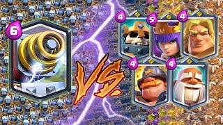 SPARKY VS ALL CHAMPIONS  Clash Royale Challenge [upl. by Dunson]