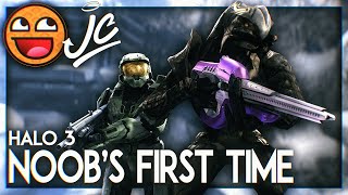 I took a Halo NOOB through Halo 3s Campaign FOR THE FIRST TIME EVER ft MrRoflWaffles amp JCbackfire [upl. by Yenaiv]