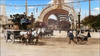 Paris 1900 in color Exposition Universelle 60fps Remastered wsound design added [upl. by Daryl]