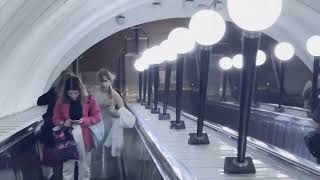 Park Pobedy Metro Station  Moscow [upl. by Maryellen332]