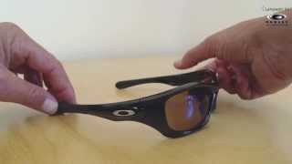 Oakley Pit Bull  Polished Black  Shallow Blue Iridium Polarized [upl. by Dinin746]