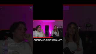 Ritorno nella friendzone risate e rivelazioni in live friendzone Grenbaud live [upl. by Ytsrik341]