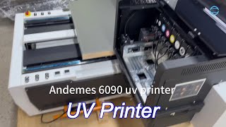 new product 6090 uv flatbed printer uv special ink led uv printer 3 i3200 printhead [upl. by Simmons455]