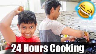 24 HOURS COOKING CHALLENGE 😜 🧑‍🍳  It was FUNNN  VelBros Tamil [upl. by Adekam]