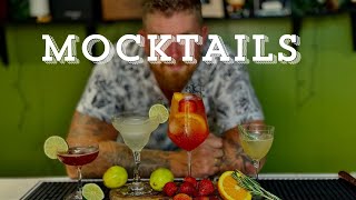 FOUR Mocktail Recipes To Make At Home [upl. by Geehan]