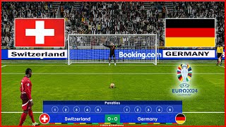 🔴 PENALTY SHOOTOUT Switzerland  Germany  EURO 2024  Live match right nowquot [upl. by Felicity747]