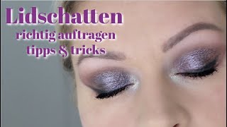 Lidschatten richtig auftragen Tipps und Tricks by Mamacobeauty I eyeshadow tipps deutsch [upl. by Bancroft]