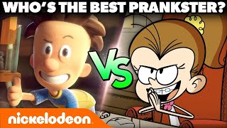 Big Nate vs Luan Loud 🤪 Whos The Best Prankster  Nicktoons [upl. by Aniv]