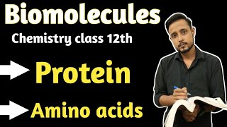 Protein and Amino acids  Biomolecules chemistry class 12  Aman sir [upl. by Aisena590]