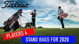 Titleist Players 4 Stand Bags  Golf Spotlight 2020 [upl. by Acceb435]