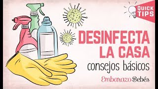 ¿Cómo DESINFECTAR LA CASA a fondo 🏠😷 Los TIPS de limpieza IMPRESCINDIBLES [upl. by Cynthla]