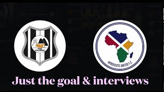 Just the goal amp iInterviews Stoneyburn v Afroscot Utd [upl. by Frederico271]