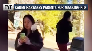 AntiMask Karen BERATES Parents For Masking Their Child [upl. by Nnyladnarb453]