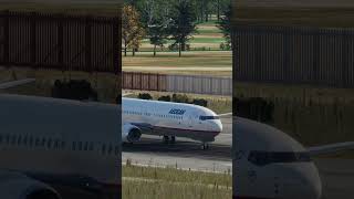 X plane 12 Zibo Boeing 737800 Zakynthos Landing  LGZA Tower view [upl. by Emalia]