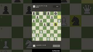 Brutal kingside attack 🔥🔥chess viralshort tacticalcheckmate scopin [upl. by Kcirneh]