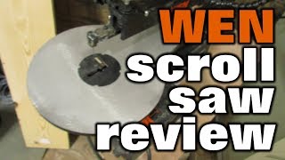 WEN 3920 Scroll Saw Review  Good Cheap Scroll Saw [upl. by Nohtanoj]