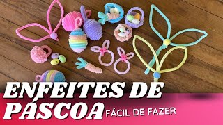 Como fazer ENFEITE DE PÁSCOA fácil rápido e barato  DECORAÇÃO [upl. by Latreshia508]