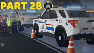 ROBLOX Vancouver RCMP Patrol Part 28  Checkpoints and Traffic [upl. by Mosley182]