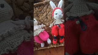 🐰 króliczki dla małej księżniczki crochet amigurumi amigurumicrochet rabbit eco [upl. by Olenta451]