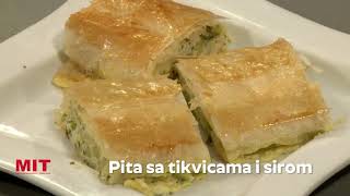 Pita sa tikvicama i sirom  Kuhinjica [upl. by Ayokal]