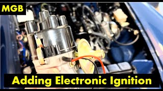 MGB Electronic Ignition Making the change 197780 [upl. by Maitund]