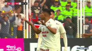 😳😲 GOL ANULADO DE EDISON FLORES  Los Chankas CYC vs Universitario  Liga1EnFOX [upl. by Ysle]