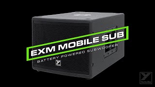 Yorkville Sound’s EXM Mobile Sub — Battery Powered Subwoofer [upl. by Alliscirp]