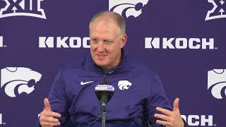 Chris Klieman pregame Arizona State Press Conference  111124 [upl. by Sacttler]