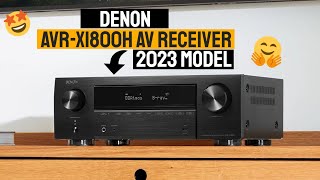 New 72 Channel AV Receiver  Denon AVRX1800H Review 2023 Model [upl. by Seldon]