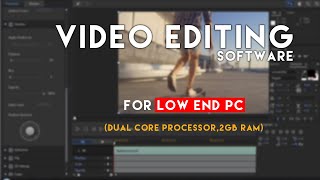 Best Free Video Editing Software for Low End PC Without Watermark2021Window 7881 and 10 [upl. by Sosthenna]