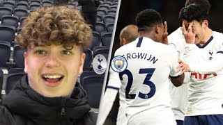 Tottenham 20 Man City Premier League Match Day Vlog Son Heung Min scores and Bergwijn debut goal [upl. by Soneson210]