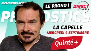 Pronostic Quinté et des courses PMU du Mercredi 4 septembre 2024  En partenariat avec GenybetTurf [upl. by Pauletta]