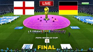 England vs Germany  FIFA WORLD CUP 2026 FINAL  Full Match All Goals  Realistic PES Gameplay [upl. by Arihsak]