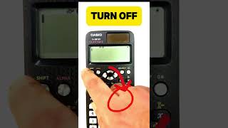 How to Turn Off a Scientific Calculator [upl. by Hindu456]