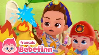 🚒 Le Camion de Pompiers  Chanter avec Bebefinn  Bebefinn français👶Chansons pour Enfants [upl. by Kcirdef453]