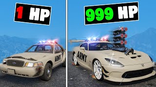 Upgrading to the FASTEST ARMY Car in GTA 5 [upl. by Llerral]